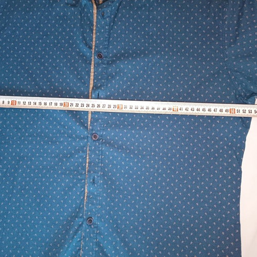Long-sleeve shirt like new, blue, size L