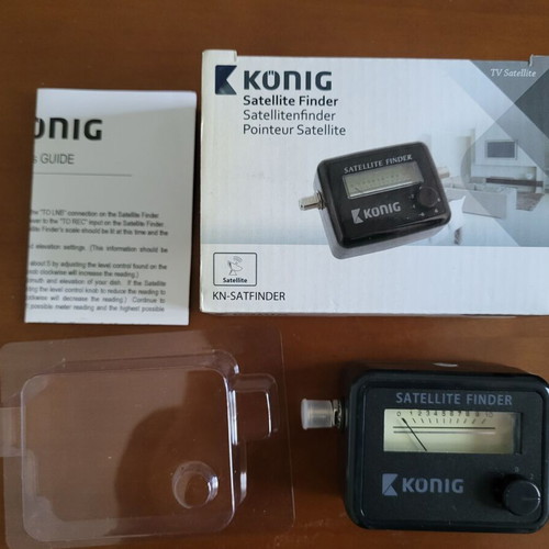 Konig Analog Satellite Finder KN-SATFINDER New in Box