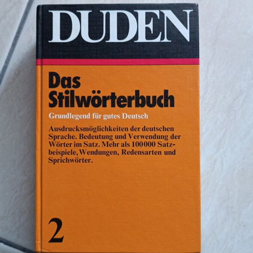 Duden 2das Stilwörterbuch like new, German dictionary 1970