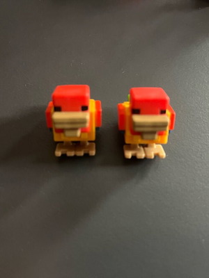 Mini Minecraft φιγούρες κοτόπουλα μεταχειρισμένες, σετ 2 τεμαχίων