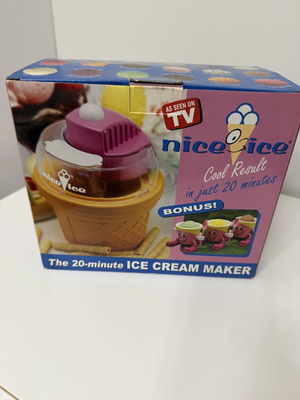 Παγωτομηχανή Nice Ice καινούργια, As Seen On TV