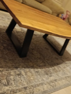 Coffee table used, solid wood, 1.15x63 cm