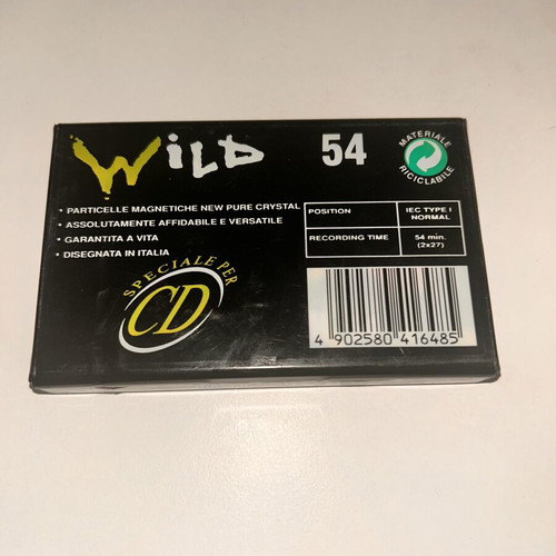 Maxell Wild 54 Audio Cassette 1992 New