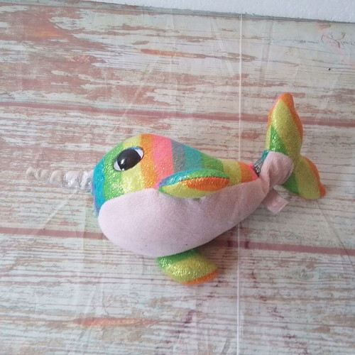 Ty Narwal Plush Narwhal Used