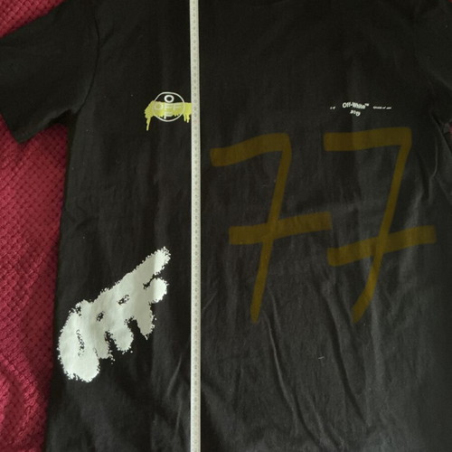 Off T-shirt short sleeve black size L like new