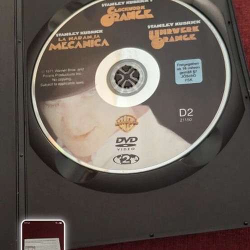 A Clockwork Orange DVD, dubbed, drama