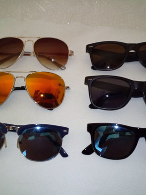 Sunglasses used, pack of various brands