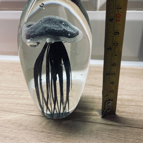 Murano glass jellyfish collectible used decoration