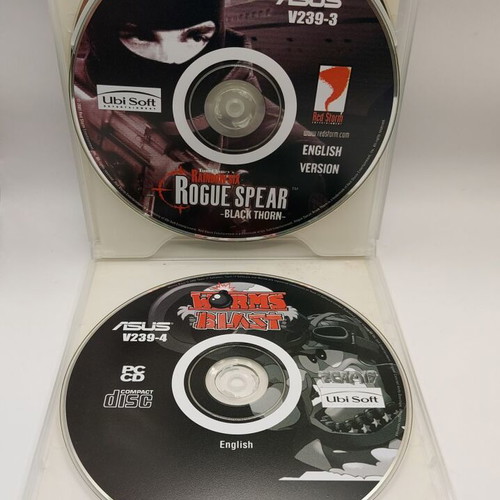 Collectible PC Games Bundle used with Morrowind, Rainbow Six Black Thorn, Worms Blast