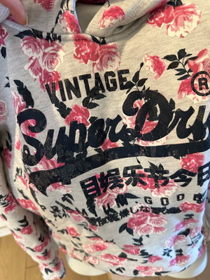 Superdry sweater used, gray, size M