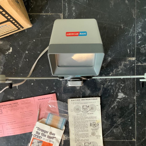 Baia Reviewer 8mm Movie Editor like new, complete set with box and instructions
