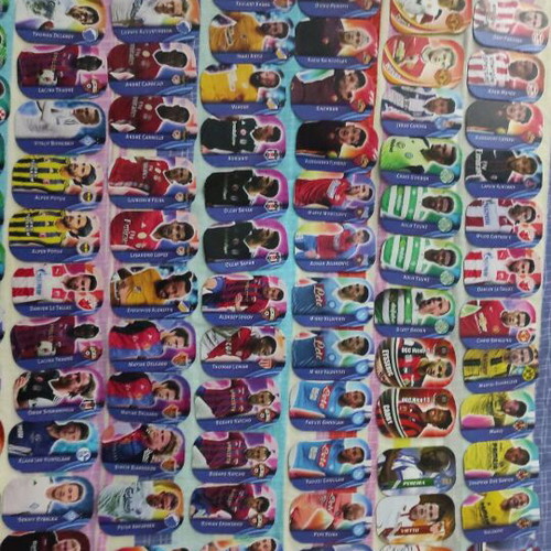 Metal football tags used, pack of 236 European teams