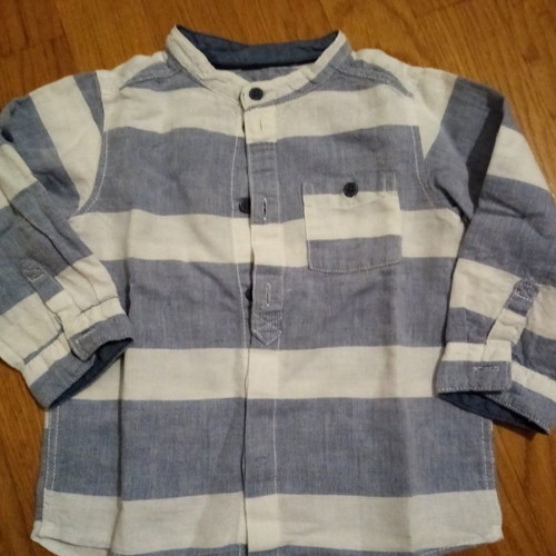 Children's linen shirt H&M used, 12-18 months