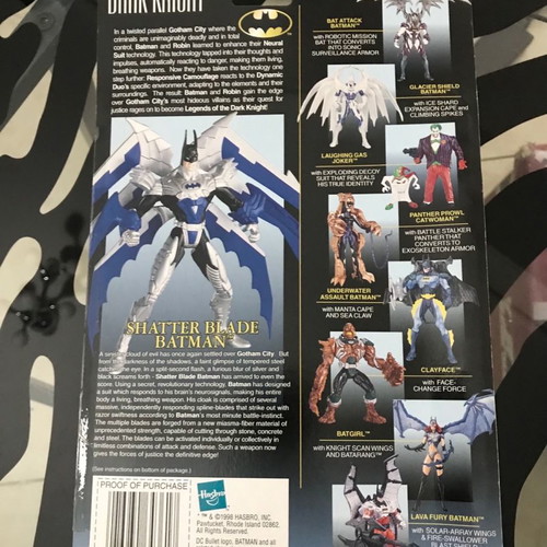 Shatter Blade Batman Legends of the Dark Knight action figure Hasbro 1997 DC Comics