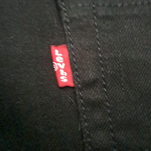 Levi's black jeans 569 baggy fit like new, men's