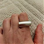  Ασημένιο unisex δαχτυλίδι
