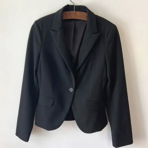 Express Design Studio blazer new, fitted jacket S-M black