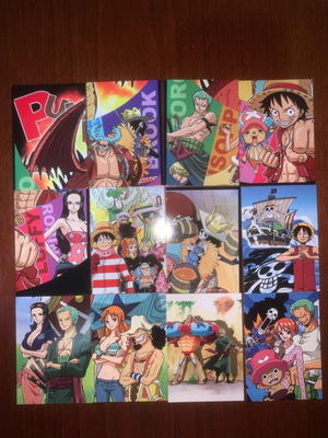 Panini One Piece common cards like new, 34 pieces