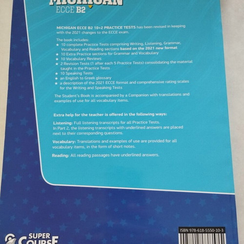 Michigan ECCE B2 Teacher's Books set new, Super Course 2021 format
