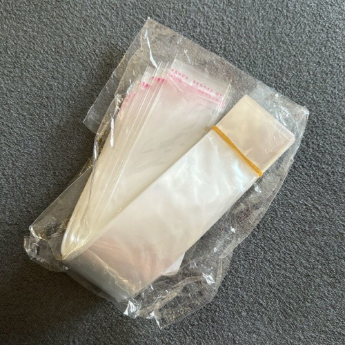 Transparent packaging new, pack of 100, 20x3 cm
