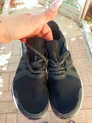 Adidas Pure Boost sneakers size 40.5 like new black and white