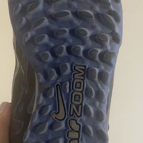 Nike Zoom Vapor 15 Academy TF men's football shoes used, size 42.5, black and blue