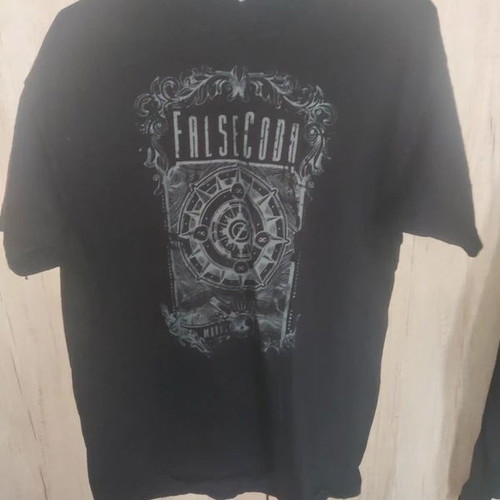 False Coda T-shirt, XL size, black