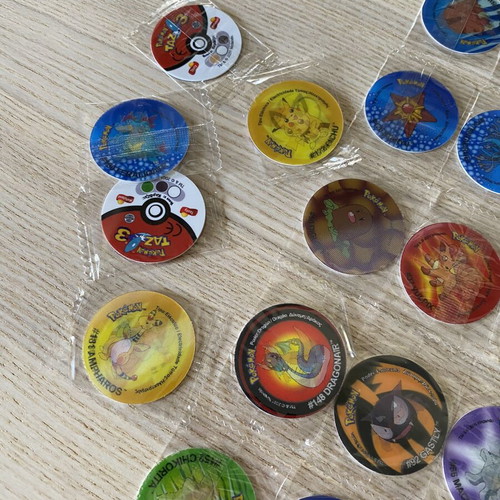 Pokemon Tazos 3D complete set 50/50, like new