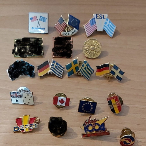 Lapel Pins like new, set of 14 collectible pins
