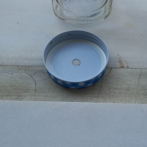 Glass jars with screw lids, set of 2