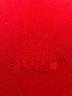 Hugo Boss fleece used, unisex, red, size L