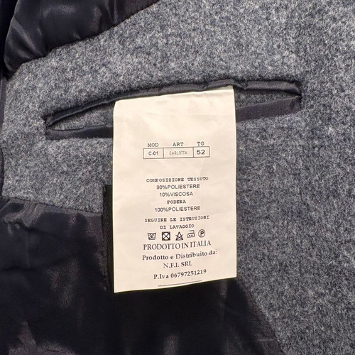 Manetti men's coat XL new, gray, size 52