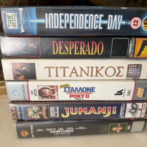 Original videotapes like new with subtitles