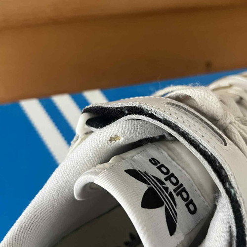 Adidas Forum 84 Low γυναικεία αθλητικά παπούτσια μεταχειρισμένα, λευκά με ιβουάρ, νούμερο 36 και 2/3