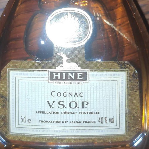 HINE Cognac VSOP miniature 5cl 40% vol new, sealed