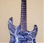  Ηλεκτρική κιθάρα Washburn Custom Paint SNAKE SKIN Design