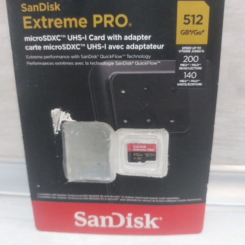 SanDisk Extreme PRO 512GB microSDXC memory card