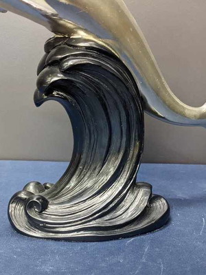 Dolphin decorative silver-plated like new