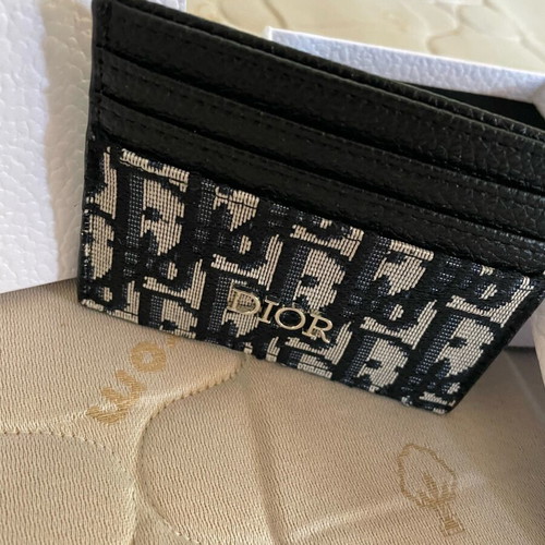 Dior card holder used with bag and box