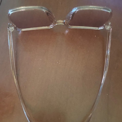 Sunglasses like new, classic 1970s style beige and gold