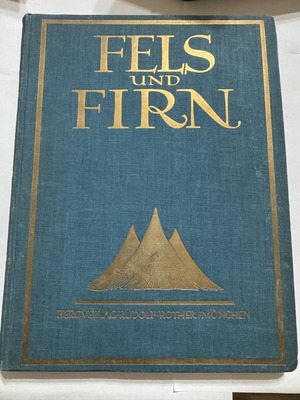 Fels und Firn 1927 collectible German mountaineering book like new