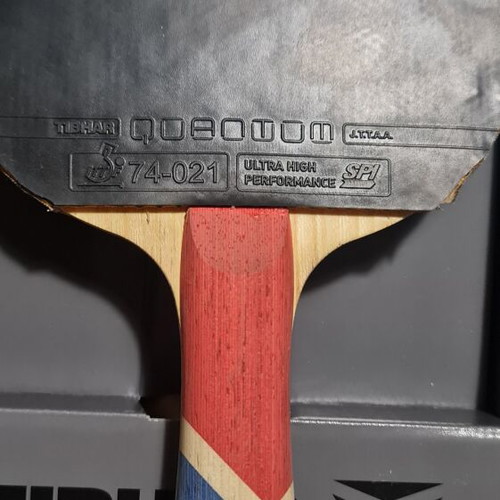 Tibhar L2 Ping Pong Racket Alexis Lebrun Krypto Carbon Like New