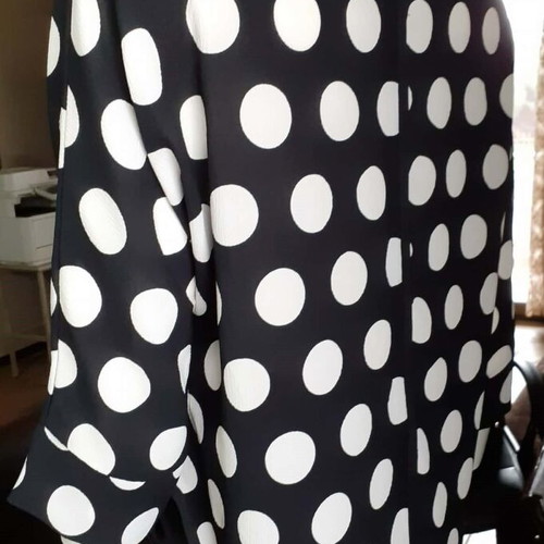 Blouse like new, size L, black and white
