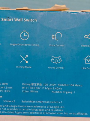 Sonoff SwitchMan Smart Wall Switch new with Matter support