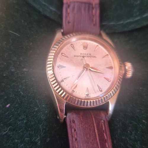 Rolex Oyster Perpetual women's watch used, 18k solid yellow gold
