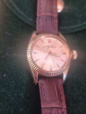 Rolex Oyster Perpetual women's watch used, 18k solid yellow gold
