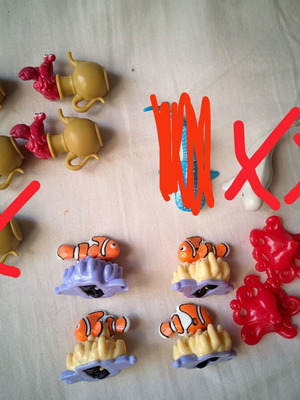 Kinder surprise Dory various figures