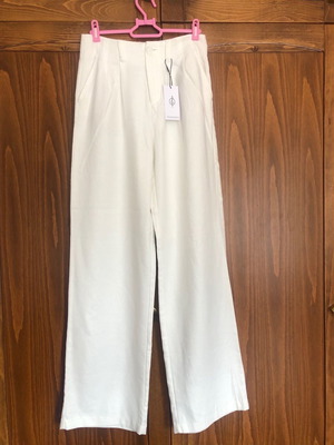 Stradivarius women's pants new, cream, long