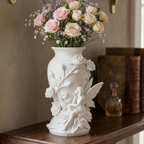 Vase with fairy design like new