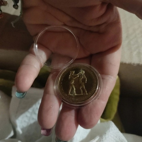 Collector's coin from Santorini Acrotiri new